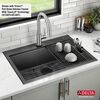 30&rdquo; Drop-In Top Mount&nbsp;16 Gauge Workstation Kitchen Sink Single Bowl&nbsp;with WorkFlow&trade; Ledge and Accessories